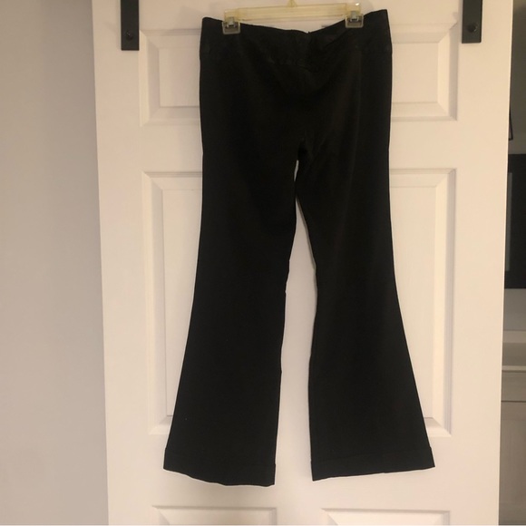 Vanity Lace Detail Black Dress Pants - Picture 2 of 5